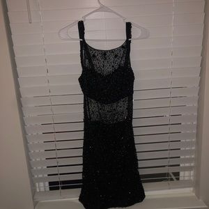 Sexy black dress